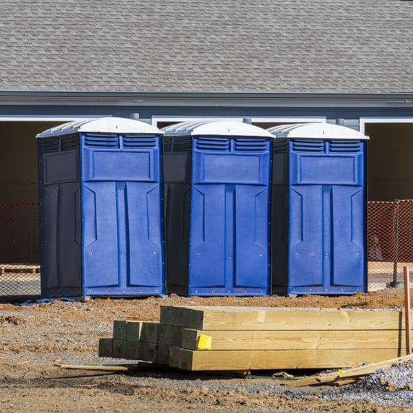 how often are the portable toilets cleaned and serviced during a rental period in Ardsley On Hudson